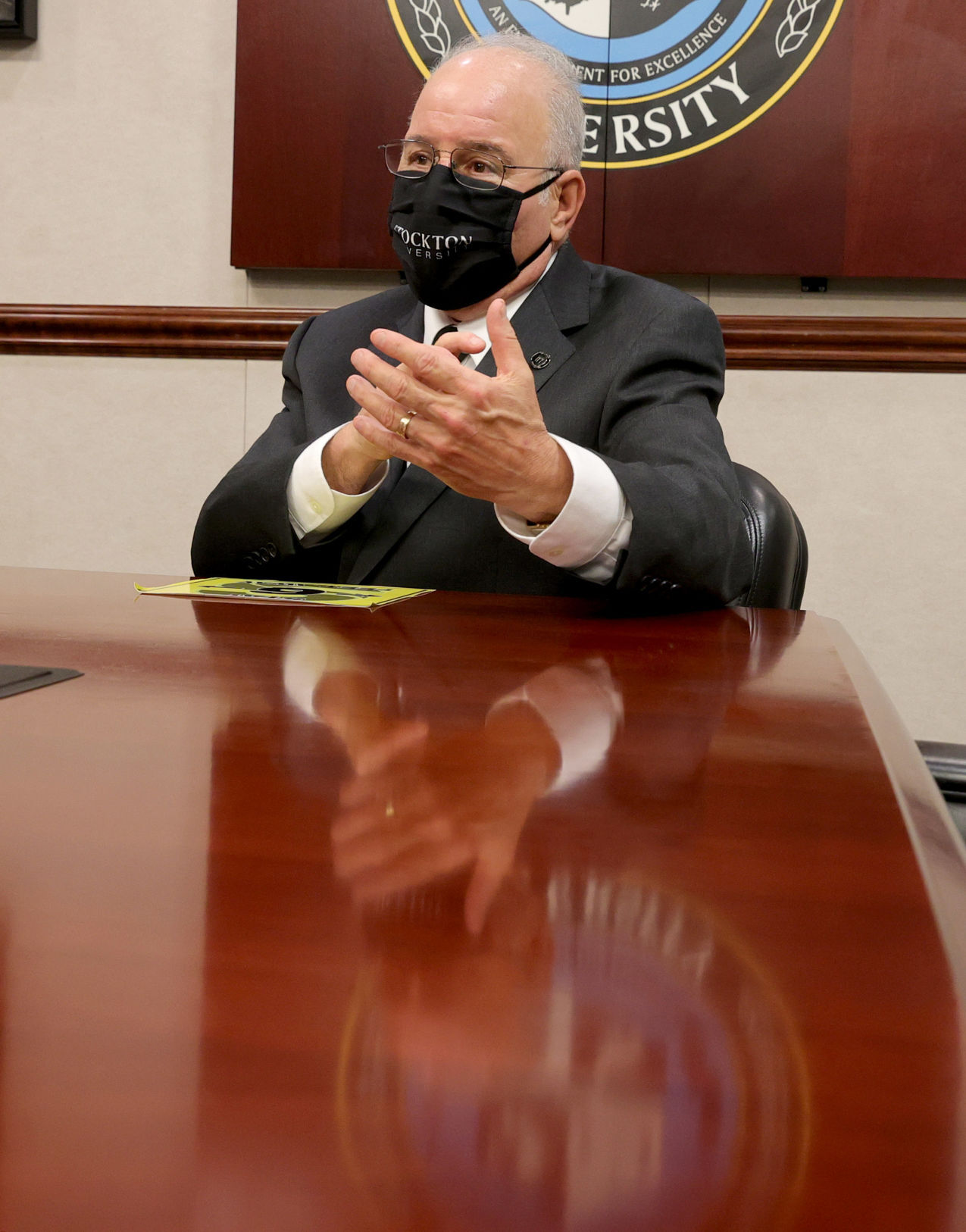 Stockton University President Harvey Kesselman